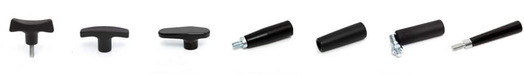 Fixed Handles, Revolving Handles, T-Handles & PVC Grips