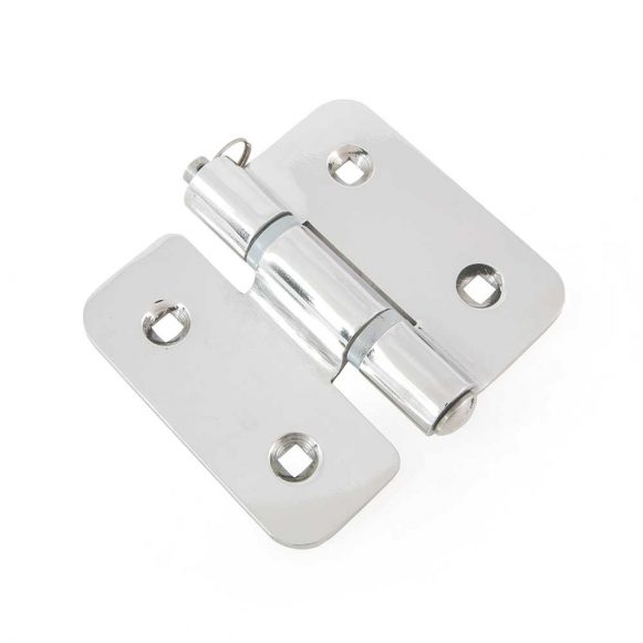 polished stainless steel hinge