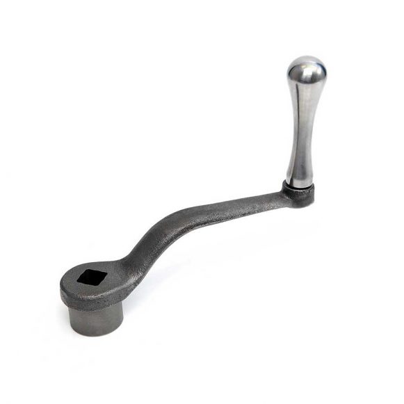 Offset Cast Iron Cranking Handle with Square Hole RENCOL