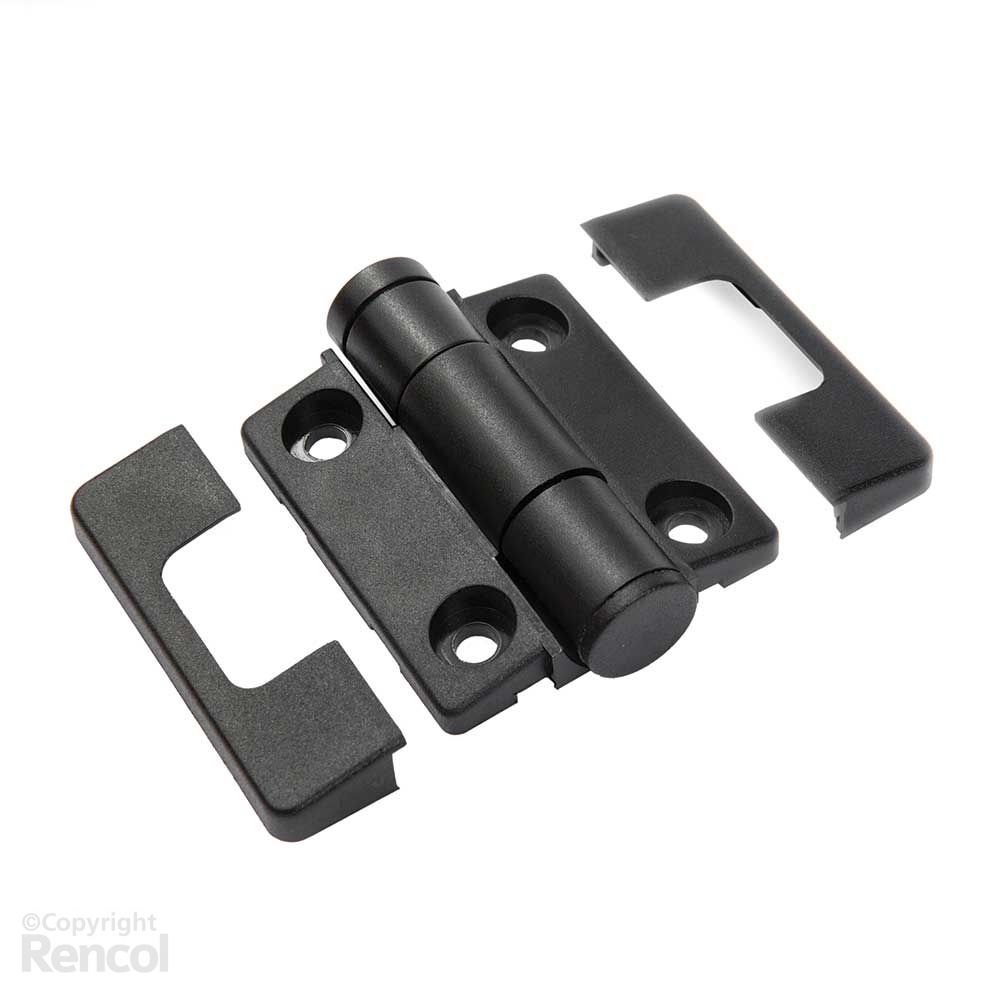 Triple Detente Plastic Hinge with Caps Enclosure Hinges RENCOL
